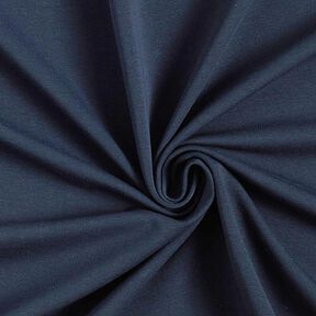 French Terry léger uni – bleu nuit, 