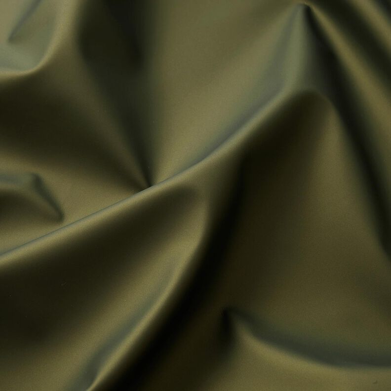 Tissu pour veste de pluie Métallique – olive foncé,  image number 3