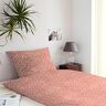 Tissu en coton Cretonne Feuilles abstraites – terre cuite/ivoire,  thumbnail number 7