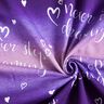 French Terry Sweat d’été Never stop Dreaming | Glitzerpüppi – lilas/aubergine,  thumbnail number 3