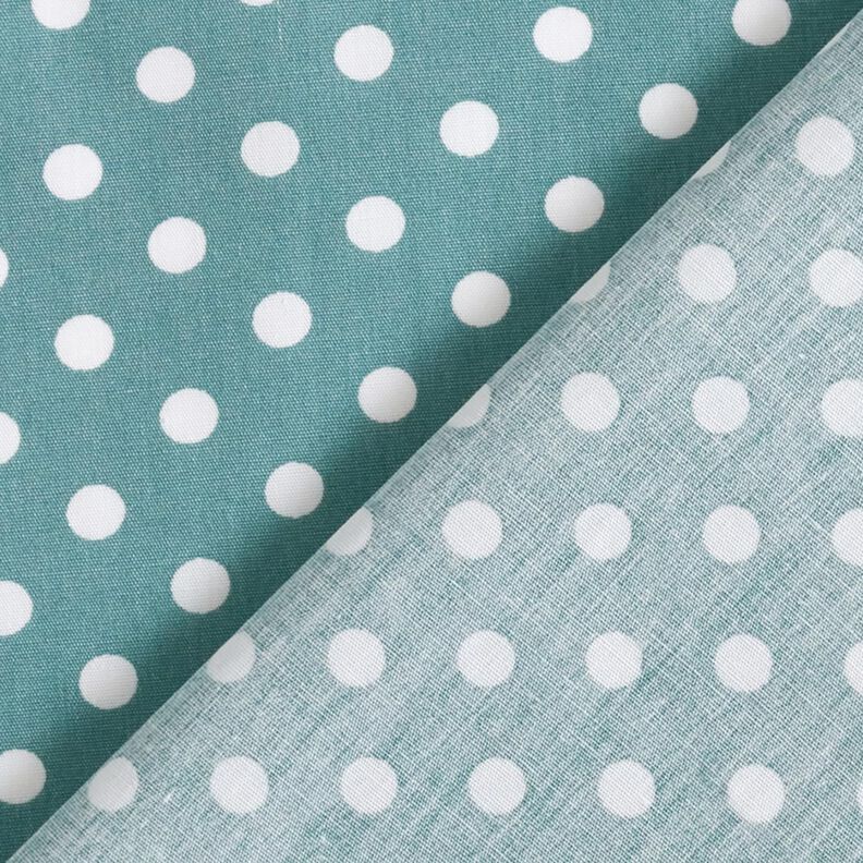 Popeline coton Pois – gris perle/blanc, image number 4