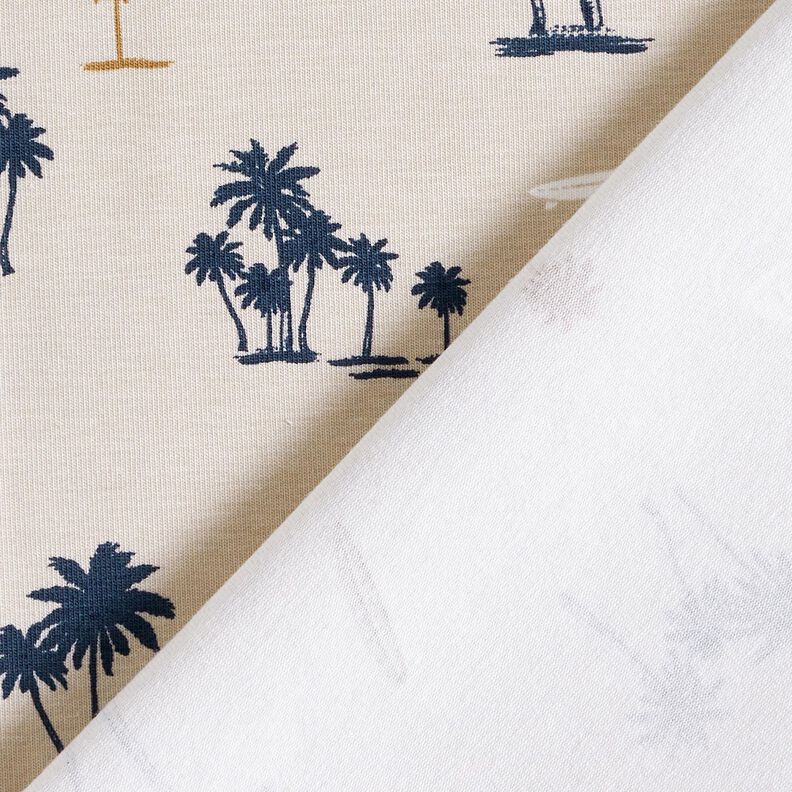 Jersey coton Sentiment d'Hawaï – taupe clair,  image number 4