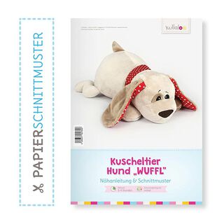 Coudre le doudou chien : Patron en papier "WUFF"  | Kullaloo, 