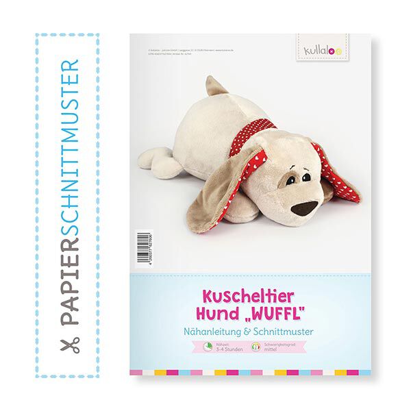 Coudre le doudou chien : Patron en papier "WUFF" | Kullaloo, image number 1