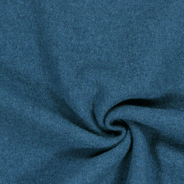 Loden de laine foulé – bleu jean,  image number 1