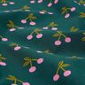Coton enduit jolies cerises – vert foncé,  thumbnail number 2