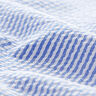 Seersucker Mélange coton à rayures – bleu roi/écru,  thumbnail number 2