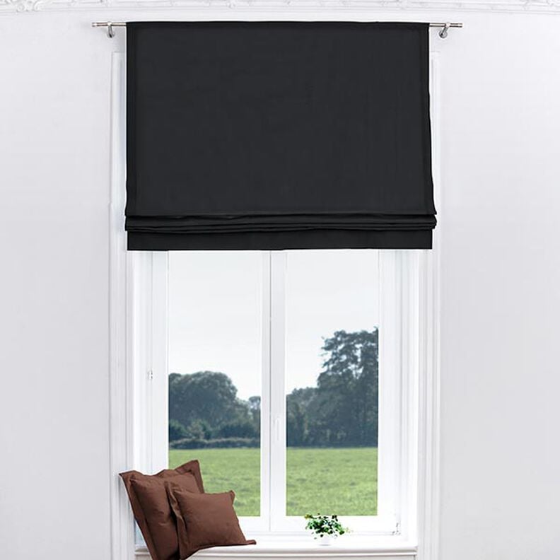 Tissu opaque – noir,  image number 5