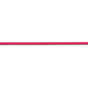 Cordelette en caoutchouc [Ø 3 mm] – rose intense, 