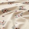 GOTS Jersey coton Fleurs éparses | Poppy Fabrics – amande,  thumbnail number 2