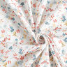 Tissu double gaze de coton Vrilles de fleurs romantiques – blanc,  thumbnail number 3