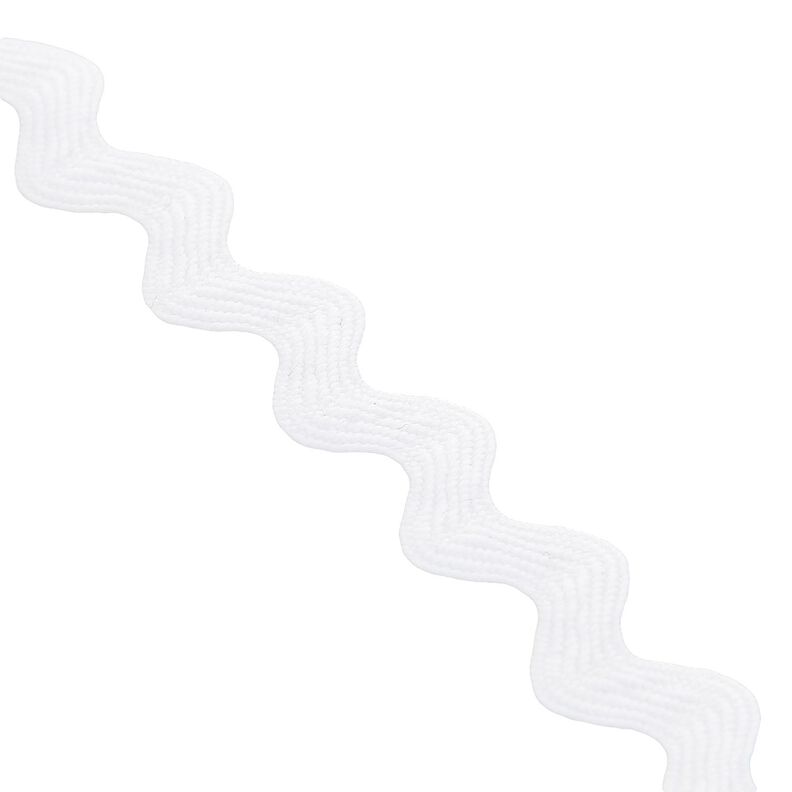 Lisse dentelée [12 mm] – blanc,  image number 1