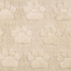Polaire douillet Pattes de chien – beige clair, 