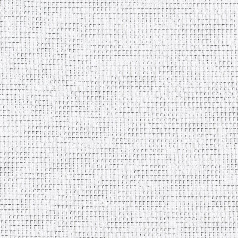 Tissu de coton bouclé Petites boîtes – blanc,  image number 4