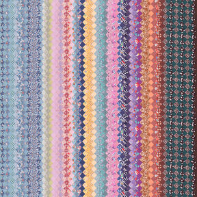 GOTS Batiste de coton Mélange de motifs avec dégradé de couleurs | TCC x LOOKS by Wolfgang Joop –, 