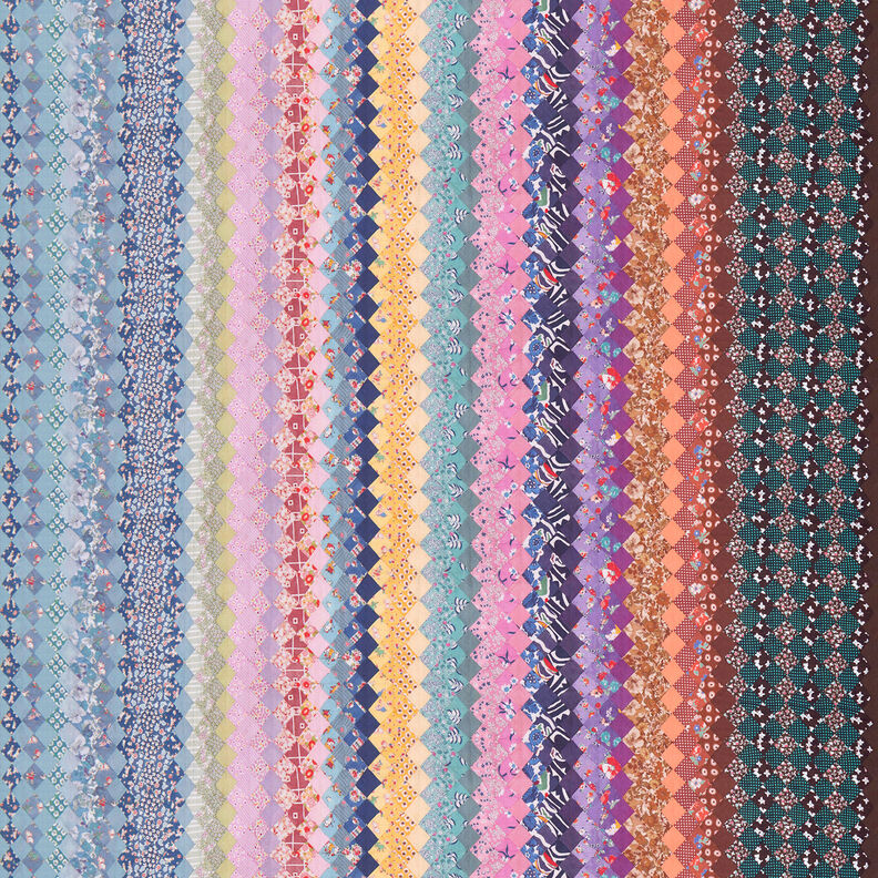 GOTS Batiste de coton Mélange de motifs avec dégradé de couleurs | TCC x LOOKS by Wolfgang Joop –,  image number 1