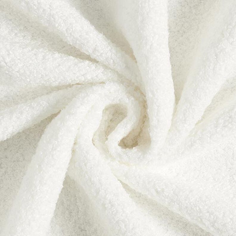 Tissu de revêtement bouclé – blanc,  image number 1