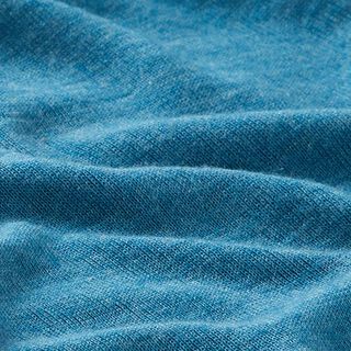 GOTS Jersey soie-laine snood | Albstoffe – pétrole, 
