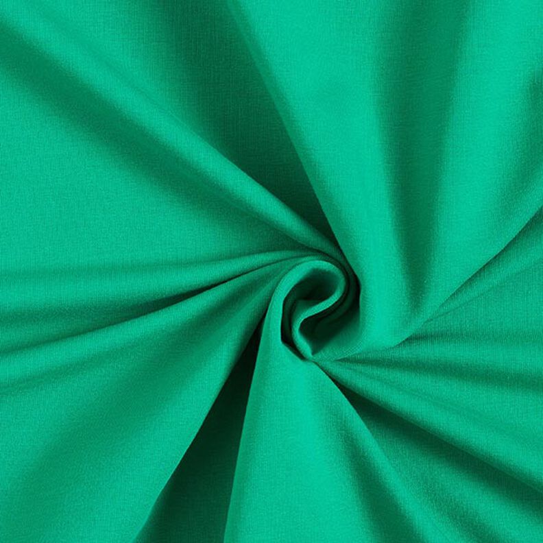 French Terry l&eacute;ger uni &ndash; vert,  image number 1