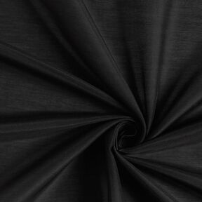 Tissu voile en coton et soie super léger – noir, 