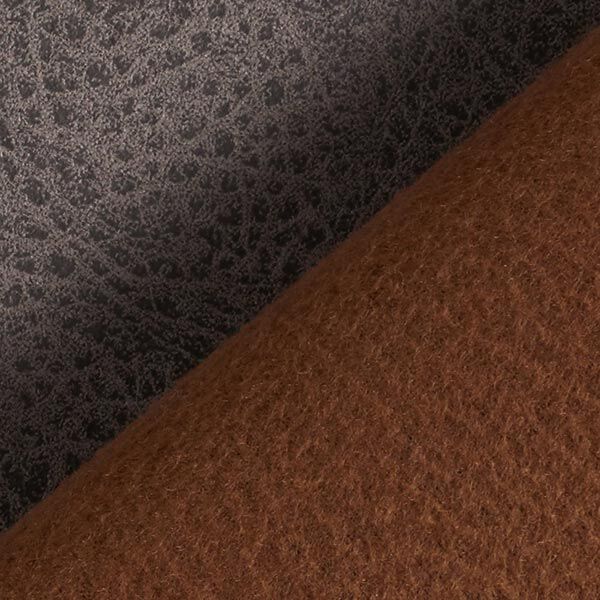 Tissu de revêtement Imitation cuir – gris foncé,  image number 3