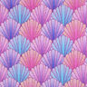 French Terry Sweat d’été Coquillages Impression numérique | by Poppy – lavande/lilas bleu,  thumbnail number 1