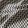 Tissu pour chemisier Graphique abstrait – crème/noir,  thumbnail number 2