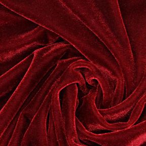 Velours stretch – carmin, 