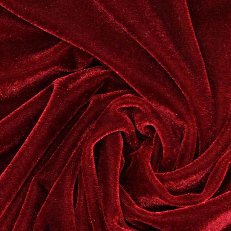 Velours stretch – carmin,  image number 2