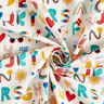 Cretonne Joyeux alphabet – écru,  thumbnail number 3