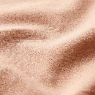 Lin et coton mélangé lavé – or rose | Reste 70cm, 