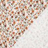 GOTS Jersey coton Fleurs d'automne Impression numérique – blanc/rosé,  thumbnail number 3