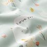 Tissu en coton Animaux avec parapluies – menthe clair,  thumbnail number 2