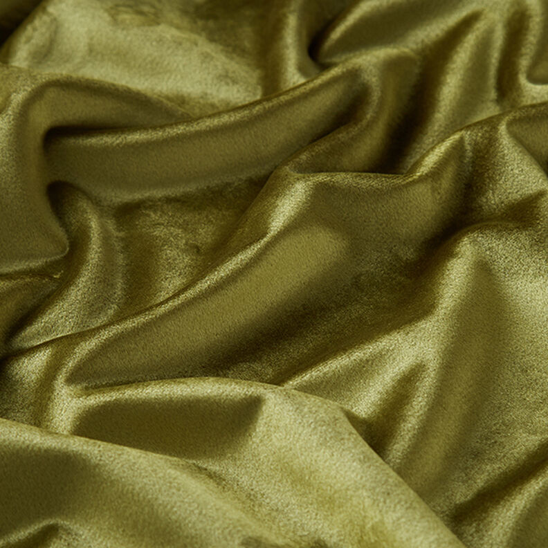 Tissu de décoration Velours – olive,  image number 2