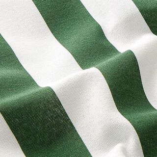 Tissu de décoration Canvas Rayures – vert/blanc, 