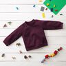 GOTS French Terry Sweat d’été | Tula – aubergine,  thumbnail number 6