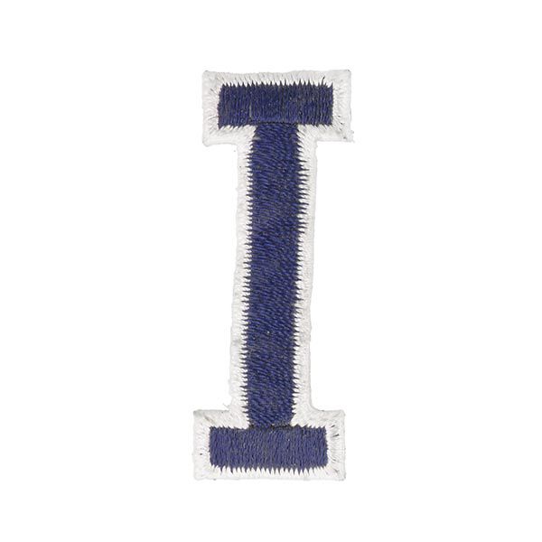 Application lettre I [ Hauteur : 4,6 cm ] – bleu marine,  image number 1