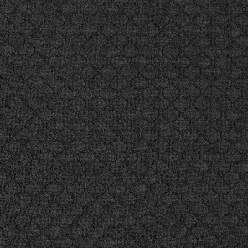 Jersey matelassé à ondulations – noir, image number 1