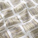 Tissu double gaze de coton Coup de pinceau carreaux – écru/olive, 