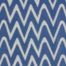 Tissus pour l’extérieur Jacquard Motif ikat – bleu,  thumbnail number 1