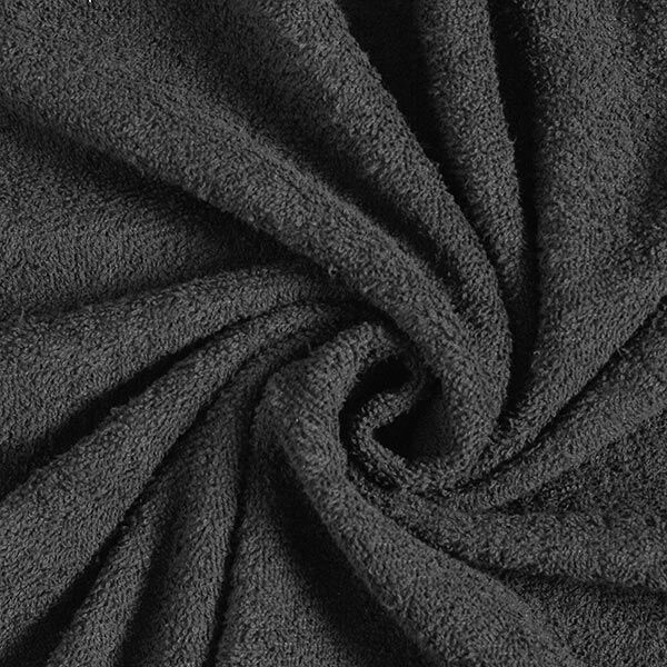 Tissu éponge – noir,  image number 1