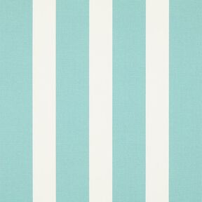 Tissu d’extérieur Acrisol Listado – écru/turquoise, 