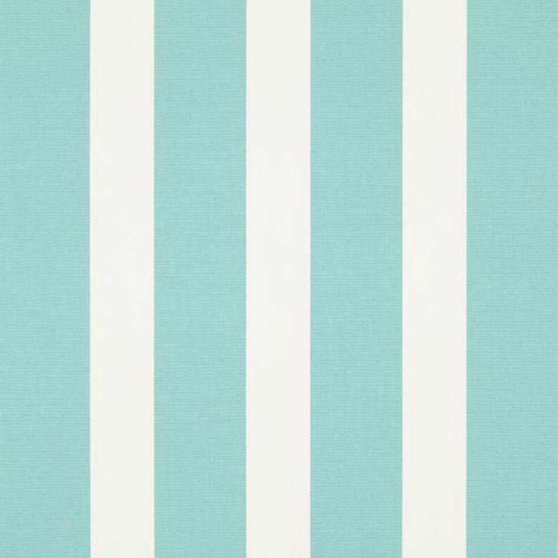 Tissu d’extérieur Acrisol Listado – écru/turquoise,  image number 1