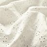 Batiste de coton Dentelle brodée Rangées de fleurs – écru,  thumbnail number 3