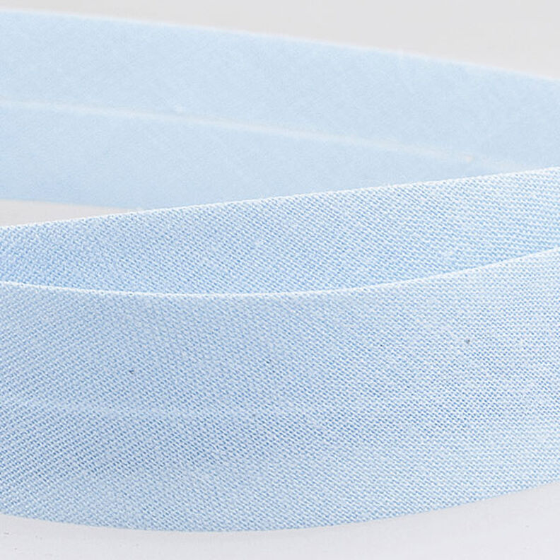 Biais Polycotton [20 mm] – bleu bébé,  image number 2