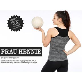 Haut femme avec dos nageur FRAU HENNIE | Patron prêt à découper | XS-XXL, 