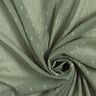 Mousseline Dobby métallisée à fines rayures – roseau/argent métallisé,  thumbnail number 3
