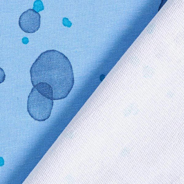 French Terry Sweat d’été Taches d'aquarelle | PETIT CITRON – bleu clair, image number 4