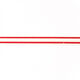 Ruban tissé Coton rayures – rouge,  thumbnail number 1