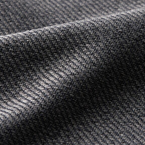 Tissu de revêtement Aspect sergé – gris foncé, 